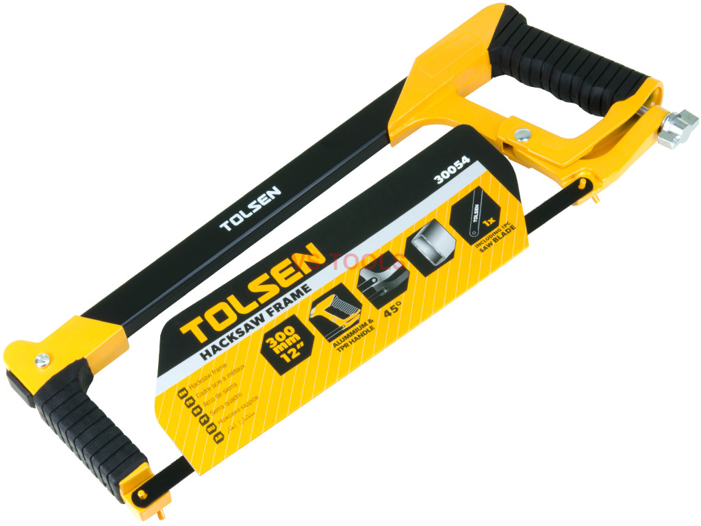 12inch 300mm Aluminum Hack Saw Handsaw Frame Blade Dual Rubber