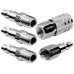 5pcs Air Hose Fittings 1/4inch Quick Connect Coupler Connector Plugs