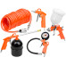 5pcs Air Tool Kit Hose Tire Inflator Fluid Dust Gun Hose Paint Spray