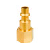 Brass Air Tool Fitting 1/4 NPT Female to Male type Plug 727 Connector