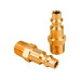 Brass Air Tool Fittings 1/4 NPT Male Milton M type Plug 727 Connector