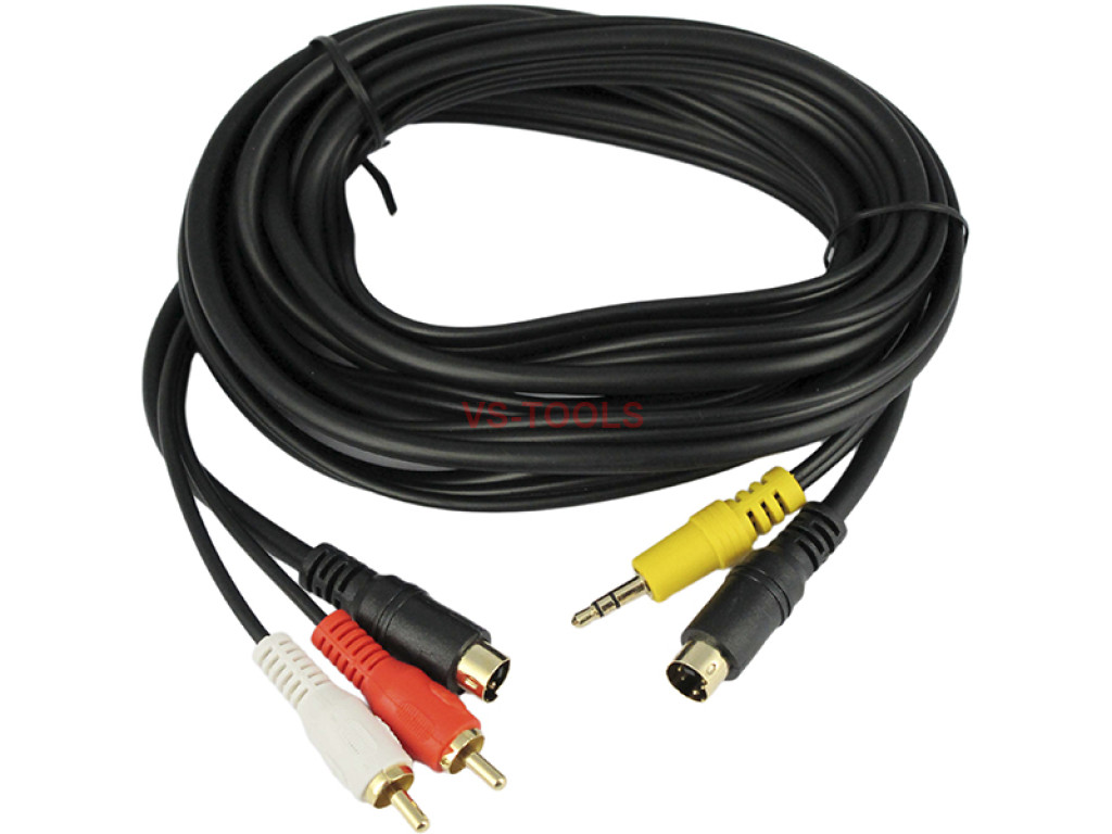 3m 3.5mm Jack to 2 RCA Cable - 3 Metres