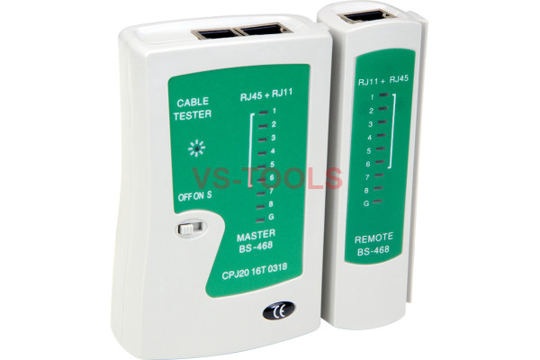 Network Patch Cable Tester Ethernet Telephone Lan RJ11 RJ12 RJ45 Cable