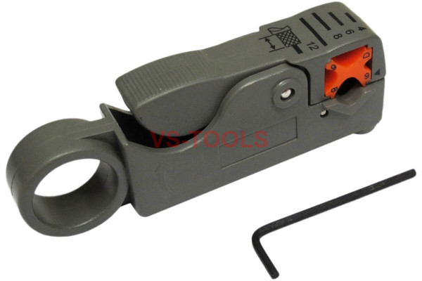 Cable Cutter Stripper Stripping Tool Coax TV Satellite RG58 RG59 RG6