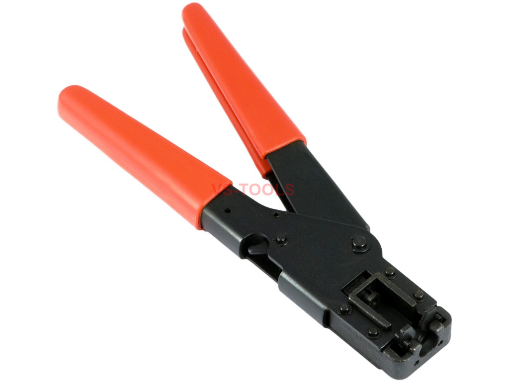 Crimper Pliers Tool Coax Compression Crimping Cable Connectors Wire Plier