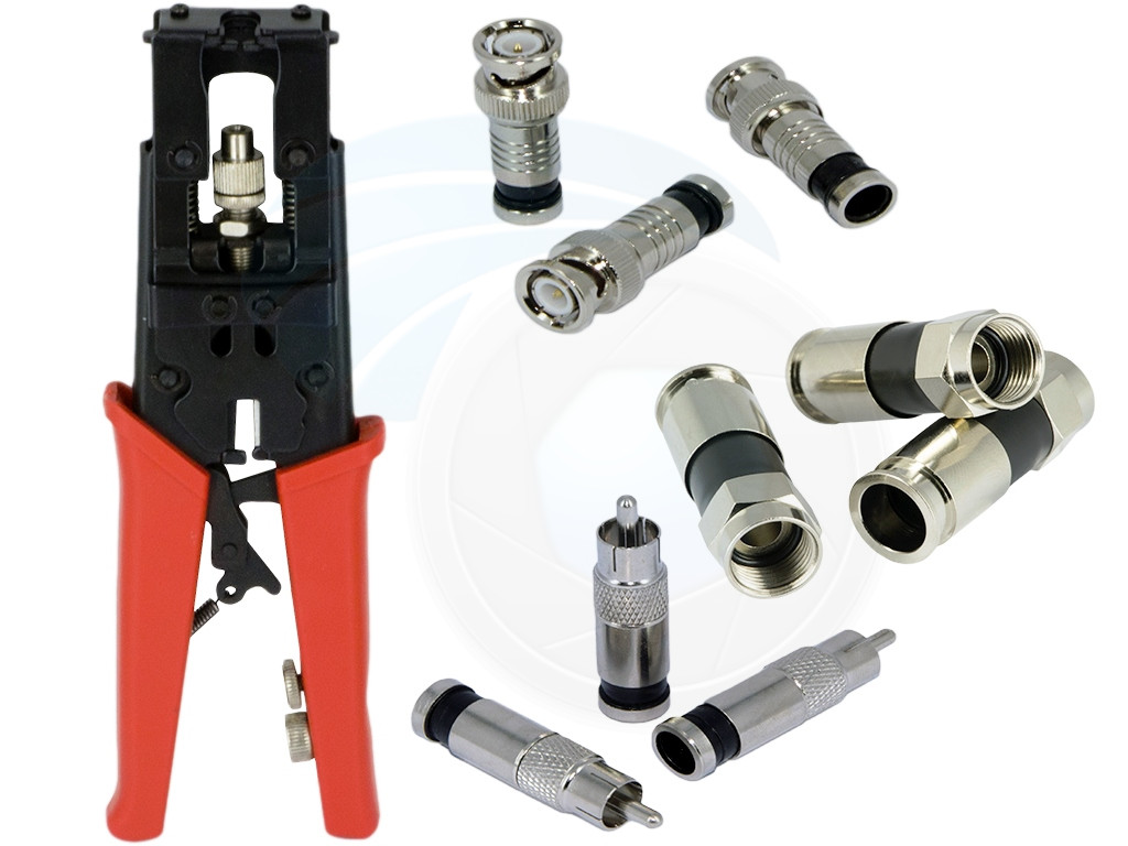 thumbnail image 2 of Crimp Like A Pro: SatMaximum Ratchet Coax Cable Crimper For F-Type, BNC, RG58/59/6/62 2 of 6
