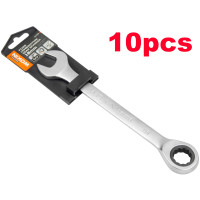 Lot of 10pcs 18mm Ratchet Gear Spanner Fixed Head Combination Wrenches