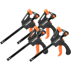 4pcs 6inch Ratcheting Bar Locking Ratchet Spreader Woodwork Clamps