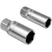 5/8in 16mm 13/16in 21mm Cr-v Steel Car Spark Plug 3/8 Drive Socket Set