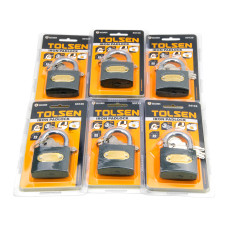 6pcs 50mm Heavy Duty Cast Iron Padlock Outdoor Safety Security Locks