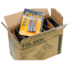 Lot of 20 sets 3pcs 1/4 3/8 1/2 SDS Plus Socket Driver Drill Bit Sets