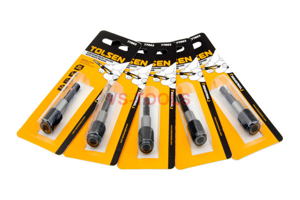 Pack of 5 Pieces 1/4 Hex Shank Drill Magnetic Screwdriver Bit Holder