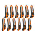 Set of 12pcs Snap-Off Sharp Blade Box Cutter Shippers Warehouse Knife