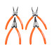 Set of 4pcs Internal External Bent Nose Straight C-Clip Circlip Pliers