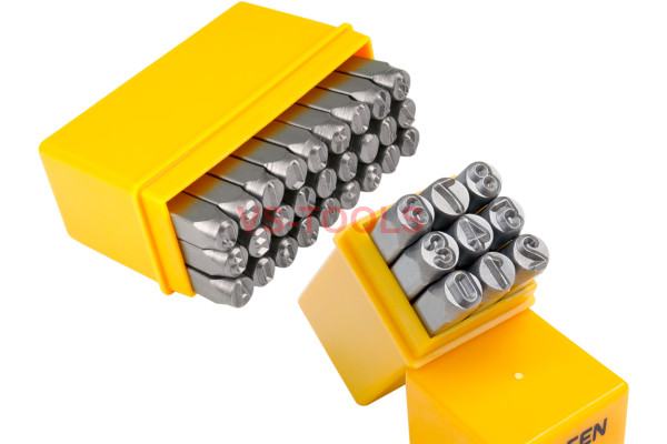 Steel Punch Stamp Die Set Metal Tool Letters (A-Z) Numbers 0-9 Set 6mm
