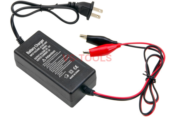 12V 2Amp Car Battery Lead Acid AGM Battery Charger Motorcycle Boat RV