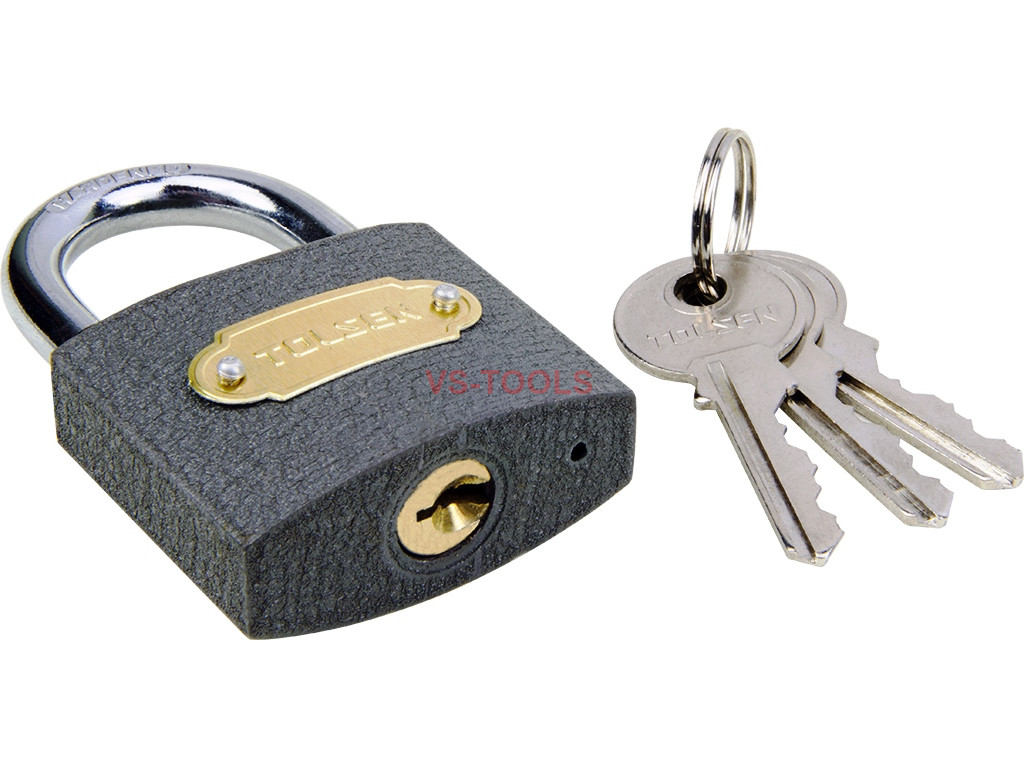 Heavy Duty Cast Iron Padlock Small Large Outdoor Safety Security Shackle Lock 