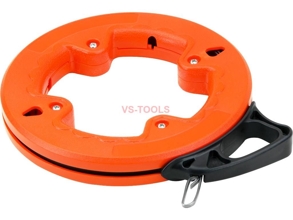 40ft Steel Fish Tape Wire Cable Puller Threader Electrician Electrical Plumber 