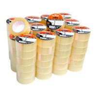 72 Rolls Shipping Sealing Box Carton Packing Packaging Tape 48mmx100m