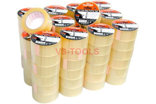 72 Rolls Shipping Sealing Box Carton Packing Packaging Tape 48mmx100m