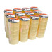 72 Rolls Shipping Sealing Box Carton Packing Packaging Tape 48mmx100m