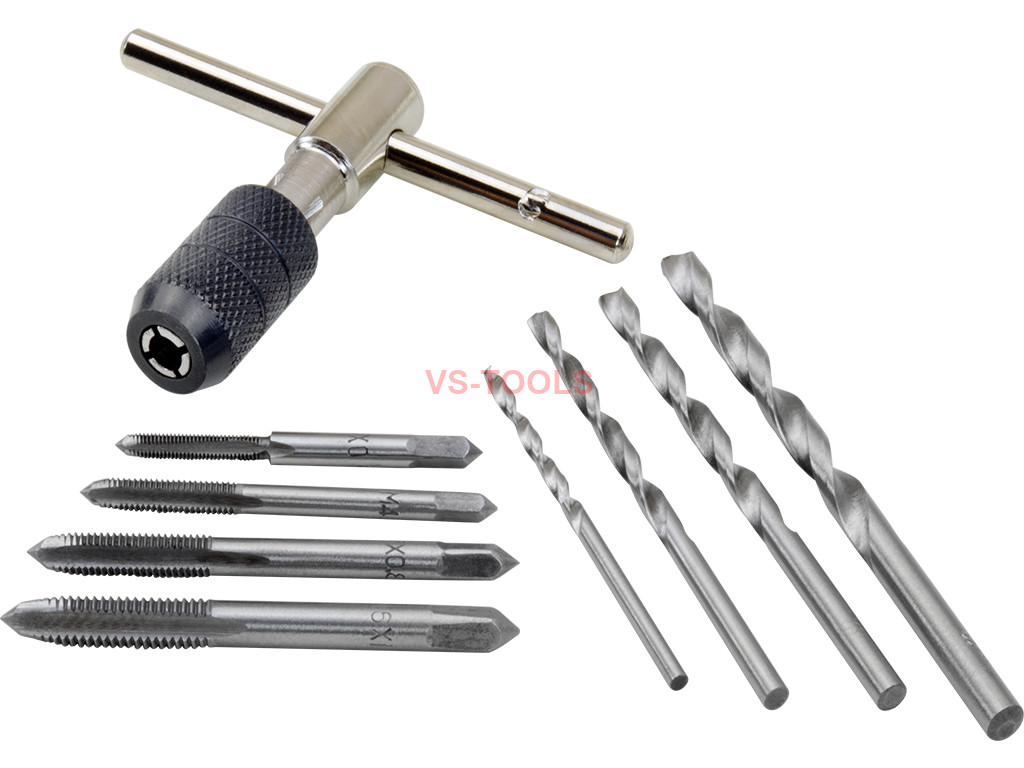 T-handle Tap Handle Tap Wrench Hand Tapping Tools M3-M6 Screw Thread Taps Reamer 