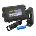 400Lum Lumens Adjustable Focus Zoom Waterproof Flashlight with Charger