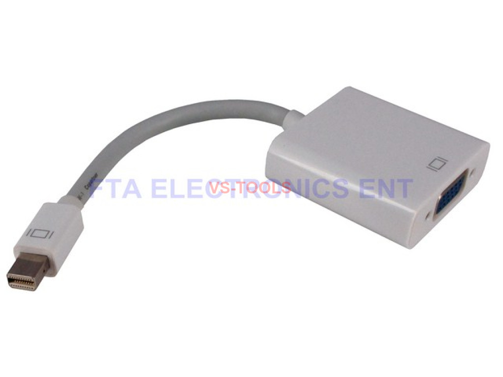 Mini DisplayPort to VGA Converter for MAC iMac and MacBook Pro Monitor 