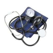 Blood Pressure Stethoscope Meter Aneroid Monitor Cuff Sphygmomanometer