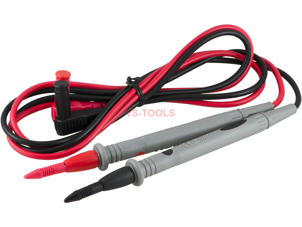 Pair of Multimeter Voltmeter Test Probe Leads with Banana Plug Connectors 1000V 