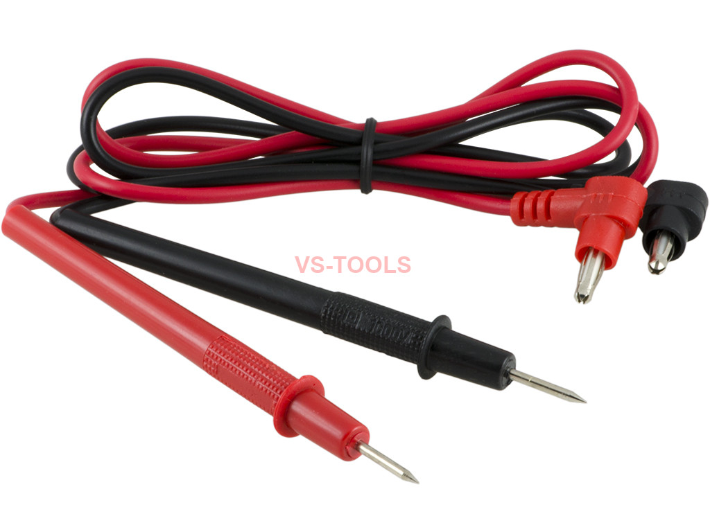 Pair of Multimeter Test Probe Leads Banana Plug Connectors 1000V 10A