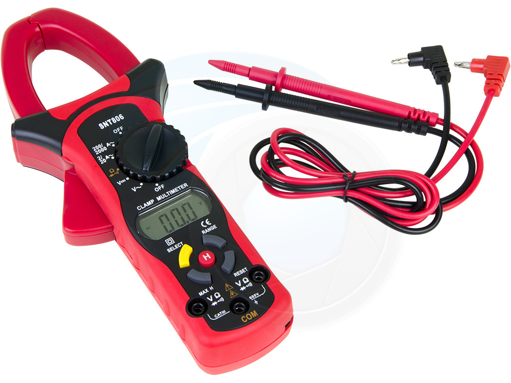 thumbnail image 2 of ST181 Digital Clamp Meter Multimeter - AC/DC Volt, Amp, Ohm, Capacitance - Auto Range LCD Handheld 2 of 4