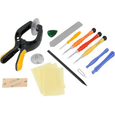 14Pcs Screen Opening Pliers Metal Pry Tools Spudger Suction Cup Kit