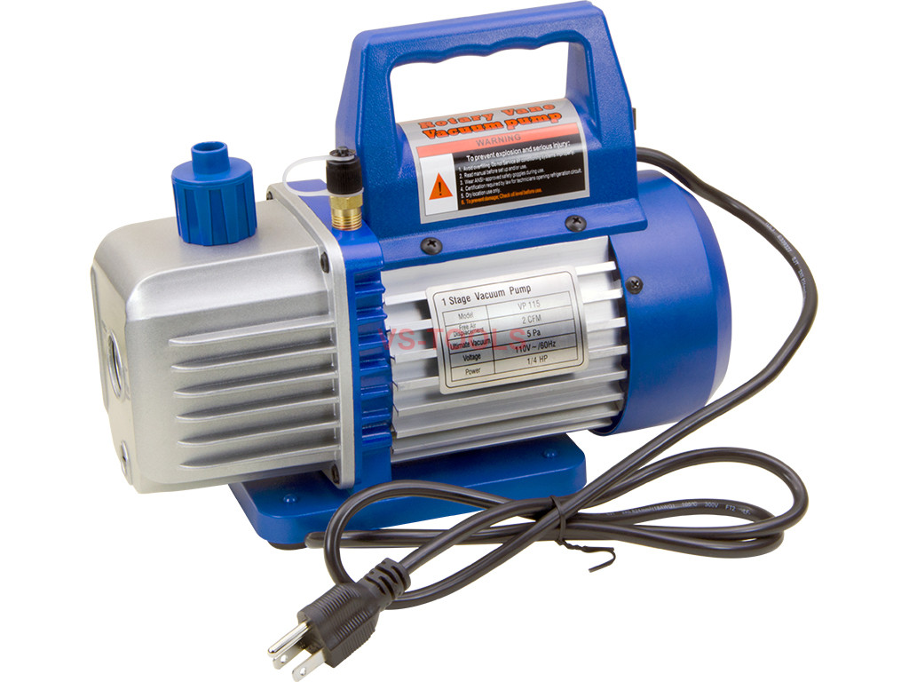 Smartxchoices 4 CFM Electric Rotary Vane Deep Vacuum Pump R410a/R134a HVAC Air Refrigerant VP135 Blue 