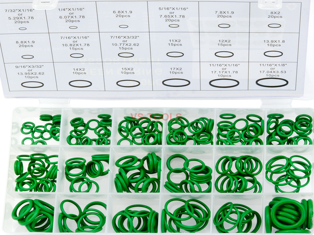 Supercool HNBR Rubber A/C O-Ring Assortment #OR429 180 pieces