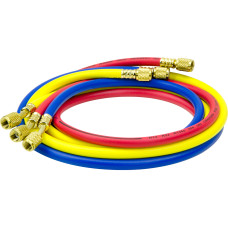 1/4 SAE 5ft AC Charging Hoses Tube Refrigerant R134a Air Conditioning