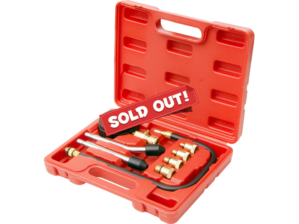 Kit Testeur De Compression Moteur - Jusqu'à 300 PSI - Pour Moteur Essence - Neuf Avec Mallette