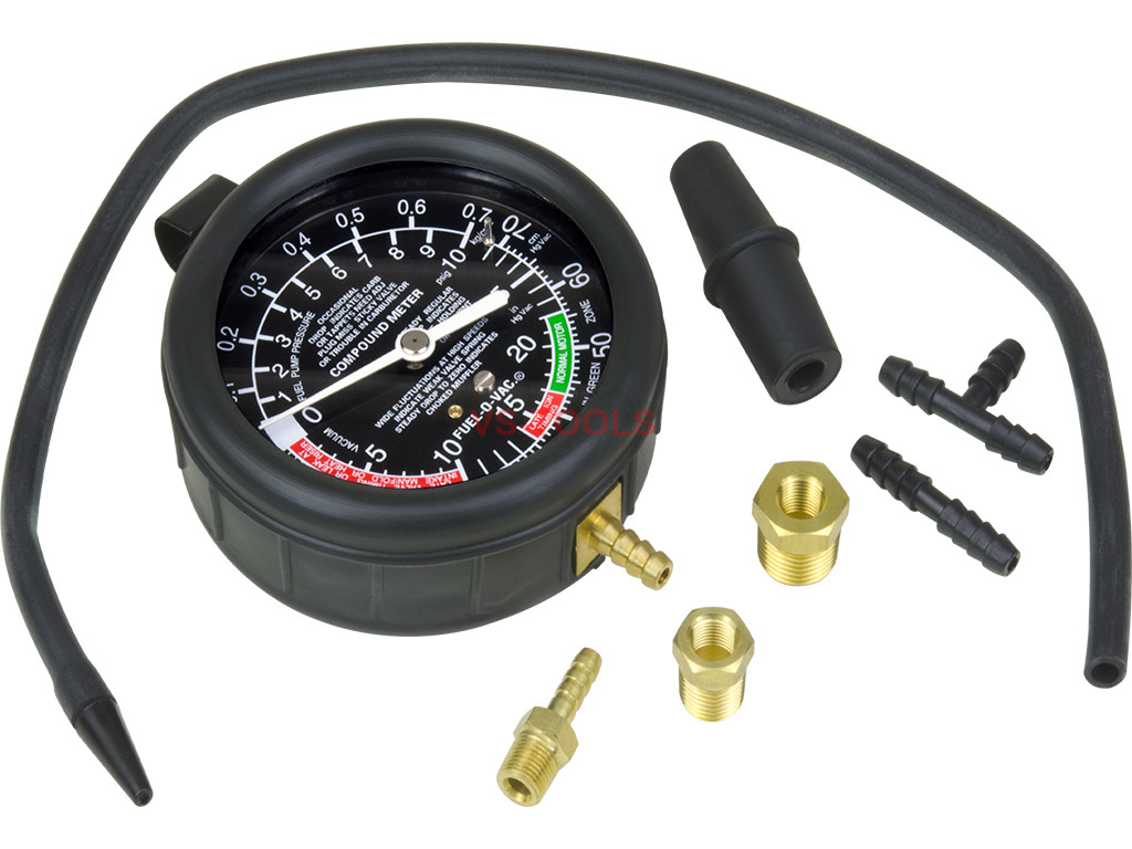 Duokon Car Engine Vacuum Fuel Pump & Vacuum Tester Gauge Carburetor Pressure Diagnostics Leakage Tester 