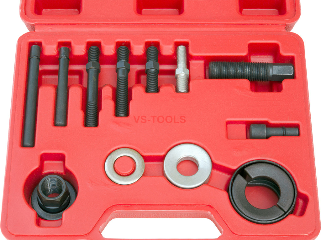 Power Steering Pump Pulley Puller Remover Install Tool Kit for GM & Ford