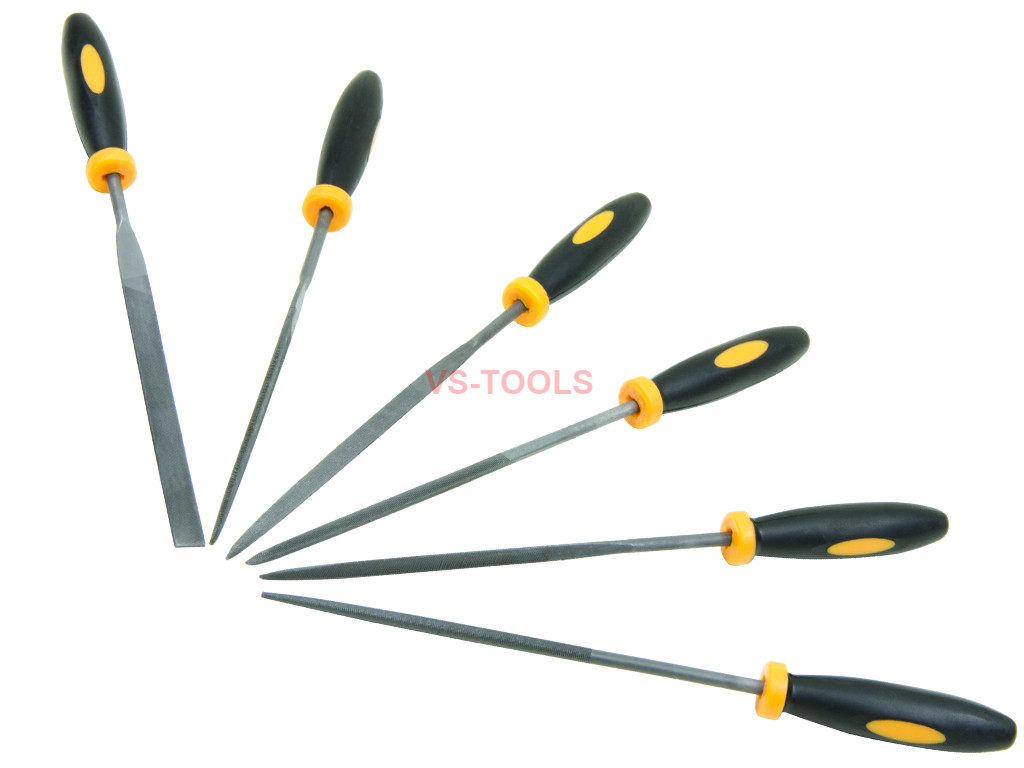 6pcs Mini Files Set Metal Filing Rasp Needle File Wood Tools Hand Woodworking 