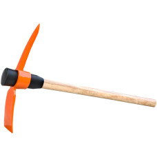 5lbs Pick Mattock Axe Garden Cutter Soil Digging Tool Wooden Handle