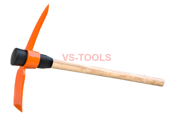 5lbs Pick Mattock Axe Garden Cutter Soil Digging Tool Wooden Handle