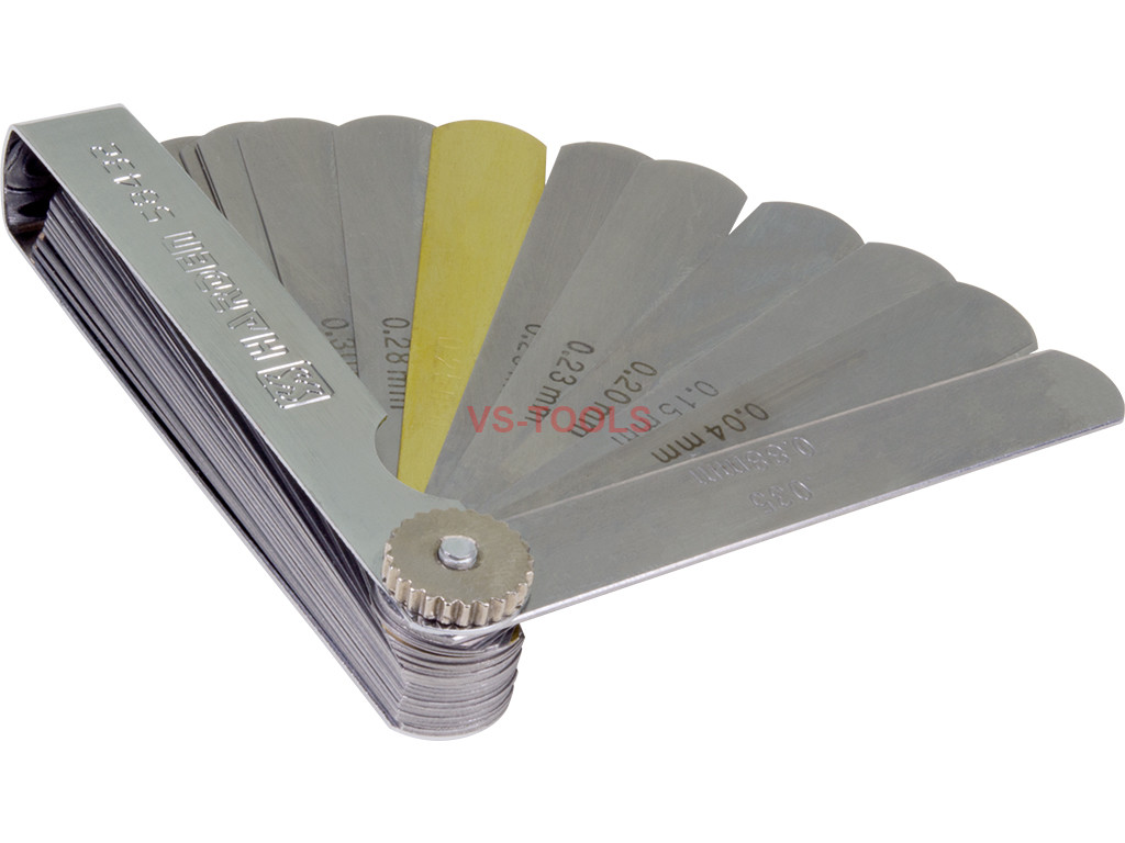 23 Blades 0.02-1.00 mm Details about   Feeler Gage Dual Marked Metric Gap Measuring Tool