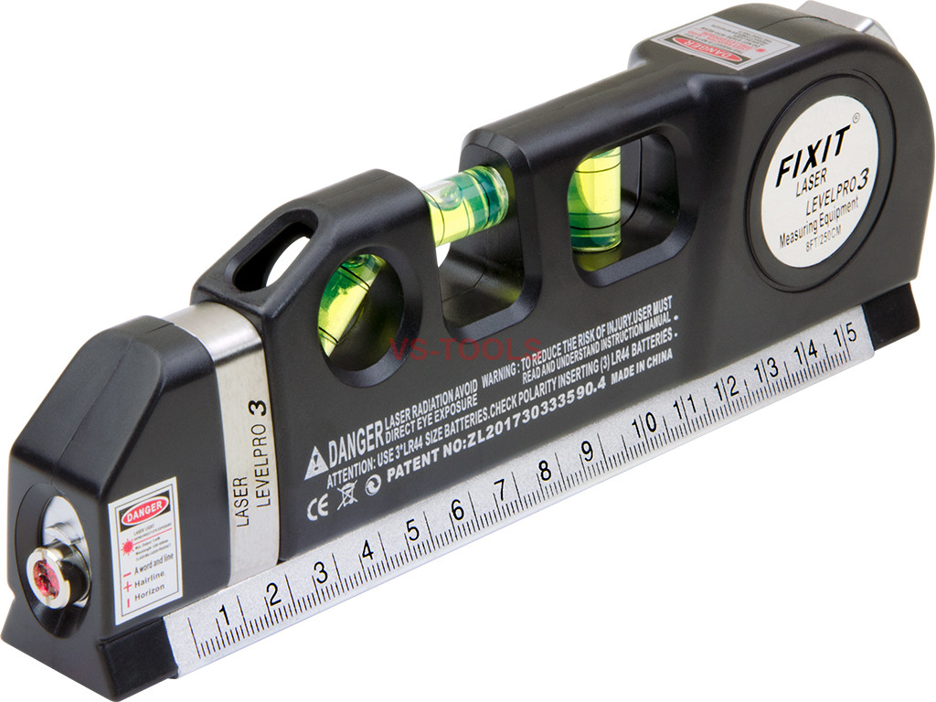 Multipurpose Laser Spirit Level Line Tool Tape Measurement Laser Levelling Wall 