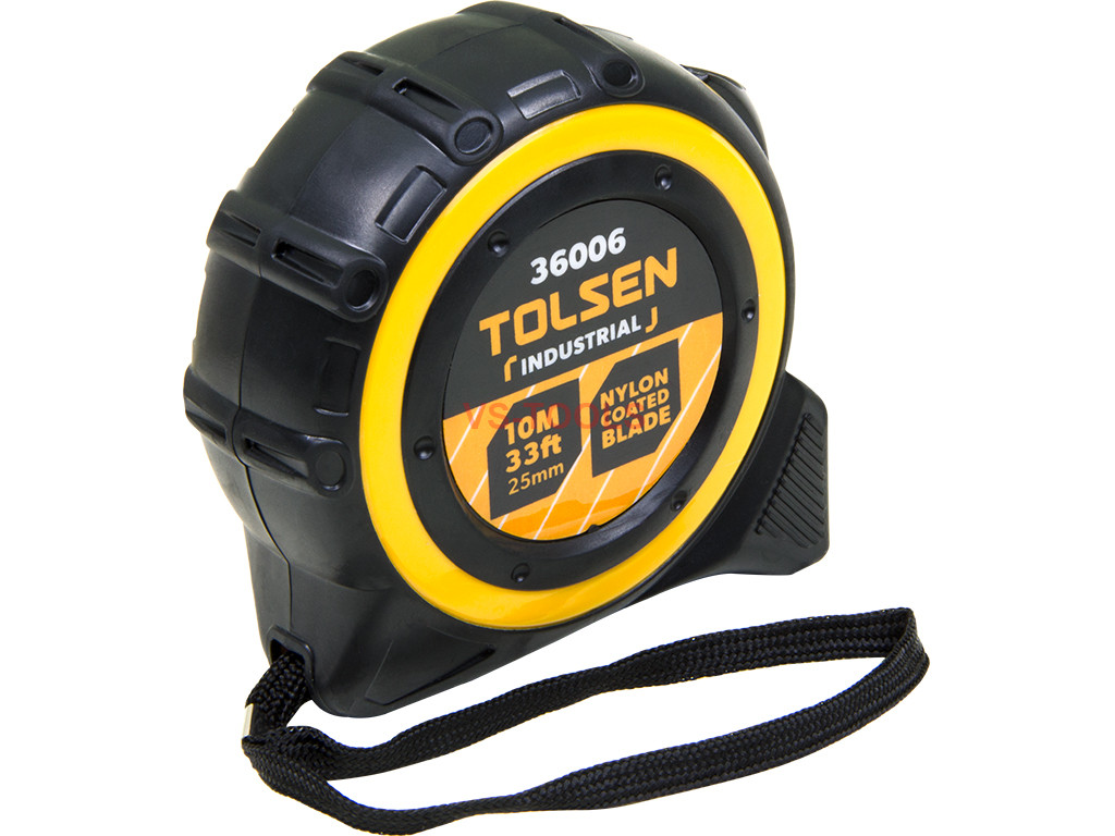 Tolsen 10M 33FT Nylon Coated Heavy Duty Measure Measuring Tape Metric & Imperial 