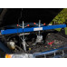 1100lbs Adjustable Engine Support Bar 2 Points Lift Holder Hoist Hooks