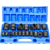 1/2inch Drive Standard SAE Impact 3/8 to 1-1/2in Imperial Sockets Set