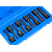 9pcs 1/2inch Drive Long RT5-RT14 Ribe Cr-Mo Impact Sockets Bits Set