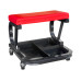 Rolling Creeper Garage Shop Red Padded Seat Mechanic Stool Tool Tray