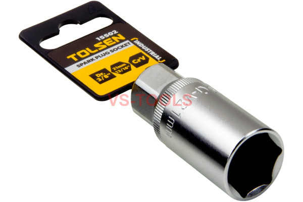 Chrome Vanadium 21mm Teng Tools M120046-C1/2" Drive 6pt Spark Plug Socket 